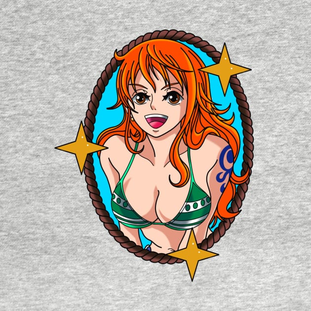 Nami One Piece by b_of_the_dead